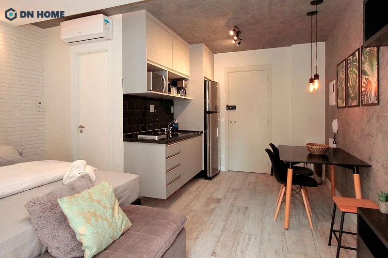 Không gian nội thất chung cư 20m2 cần đặt công năng và tiện nghi lên hàng đầu