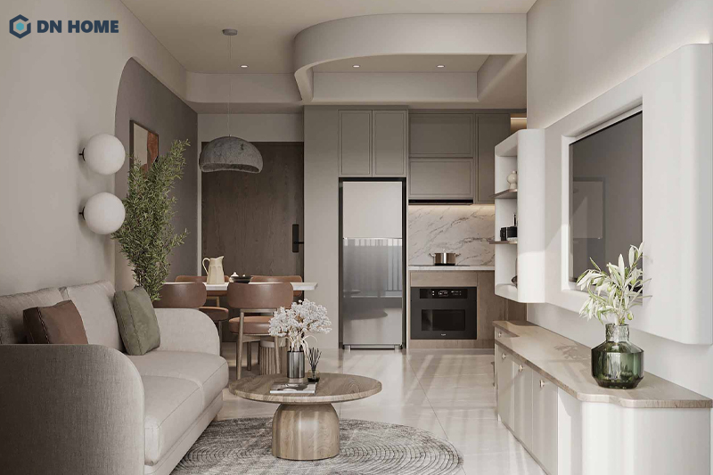 Ứng dụng không gian mở là vô cùng cần thiết cho việc tối ưu không gian chung cư mini