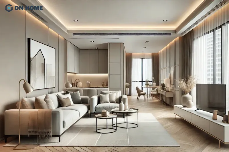 Nội thất thông minh giúp tối ưu diện tích phòng khách căn hộ chung cư hiệu quả