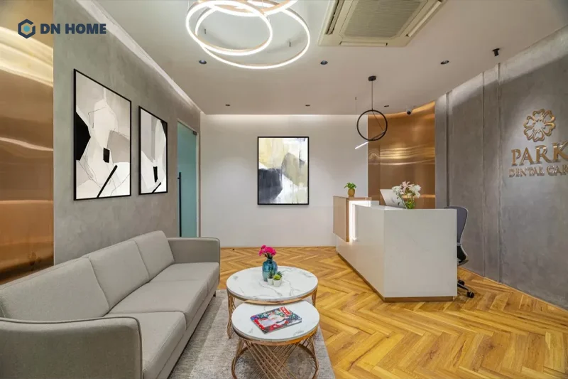 Phòng khám nha khoa phong cách hiện đại mang đến hình ảnh chuyên nghiệp, uy tín cho thương hiệu