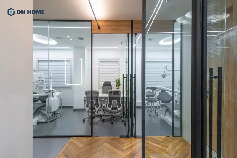 Các khu vực chức năng trong phòng khám nha khoa được phân chia khoa học, thông minh