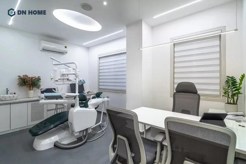 Thiết kế phòng khám - điều trị theo không gian mở tạo cảm giác thoáng đãng và thoải mái