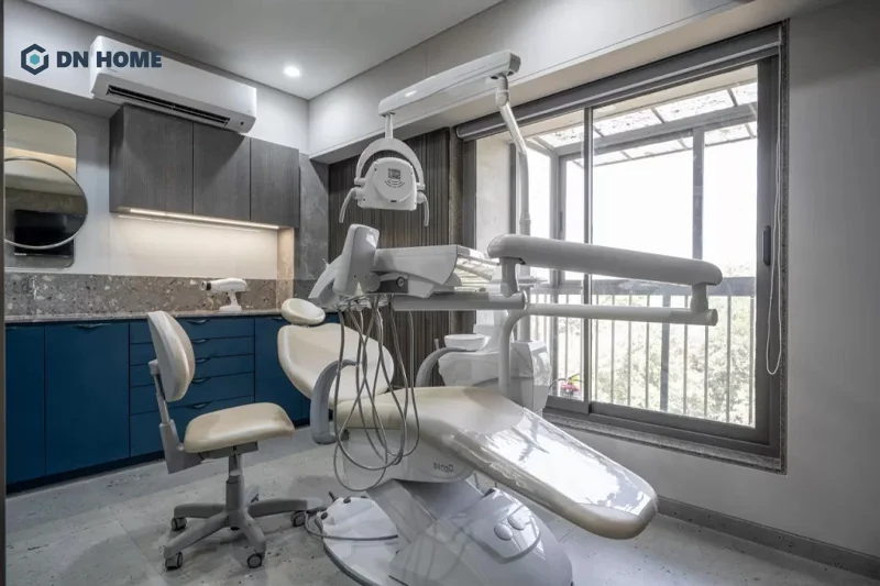 Ánh sáng tự nhiên được tận dụng giúp nha khoa tiết kiệm chi phí điện năng