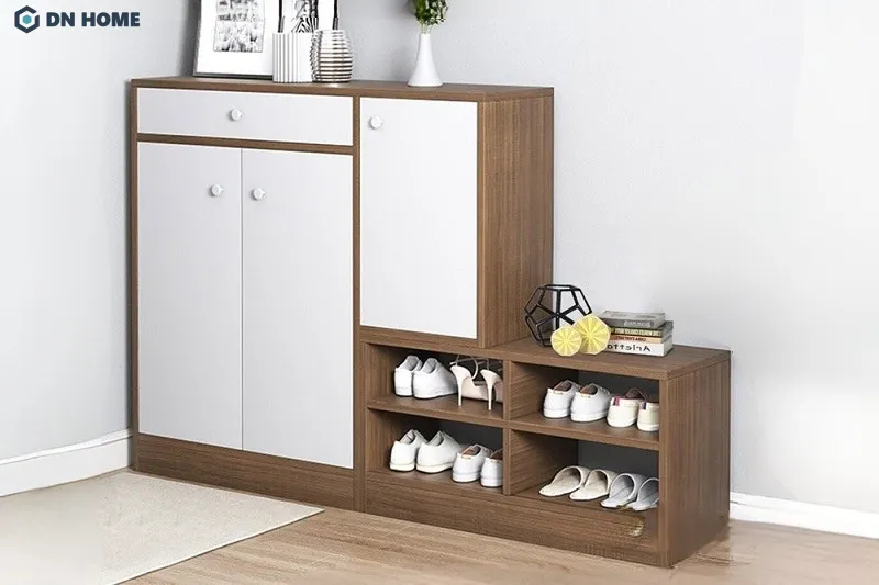 Tủ giày dạng kệ mở là lựa chọn hoàn hảo cho những ai yêu thích phong cách hiện đại và tối giản