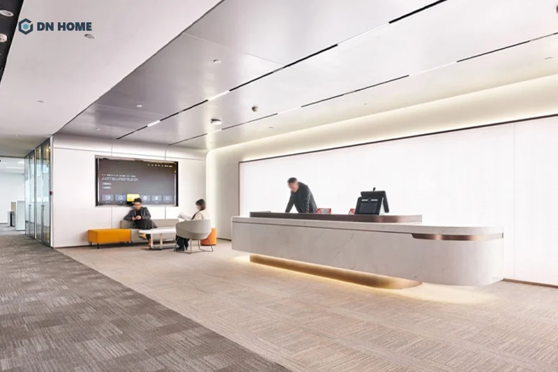 Yếu tố quan trọng nhất cần thể hiện khi thiết kế văn phòng chứng khoán là sự chuyên nghiệp và uy tín