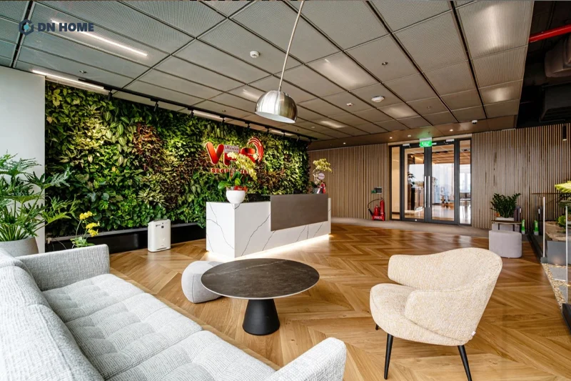 Chú trọng thể hiện hình ảnh, bản sắc thương hiệu khi thiết kế văn phòng chứng khoán