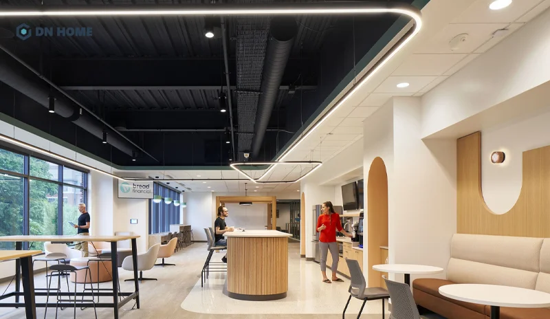 Ưu tiên sử dụng tone màu trung tính khi thiết kế văn phòng tài chính để tạo hình ảnh chuyên nghiệp