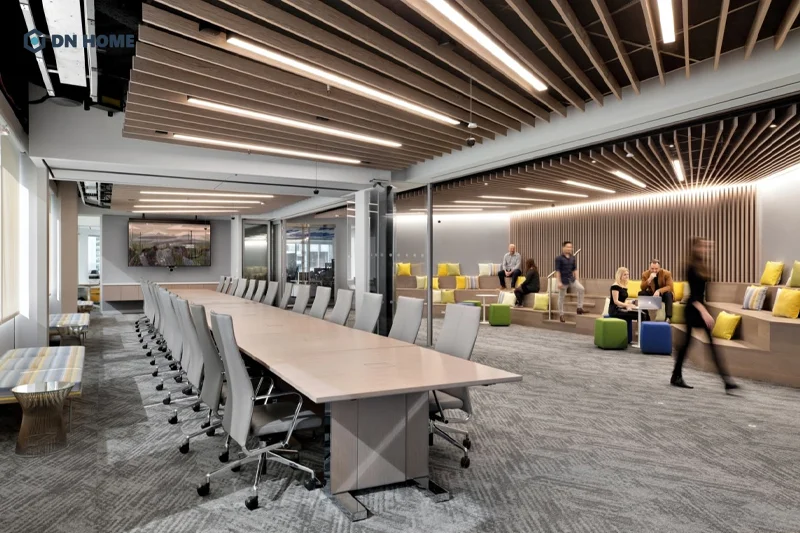 Văn phòng tài chính được thiết kế khoa học, sẽ nâng cao hình ảnh uy tín cho doanh nghiệp