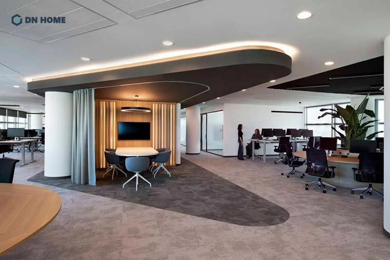 Khi thiết kế văn phòng tài chính cần dựa vào mô hình hoạt động và mục tiêu của doanh nghiệp