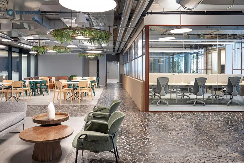 Việc thiết kế văn phòng tài chính giúp doanh nghiệp linh hoạt mở rộng quy mô