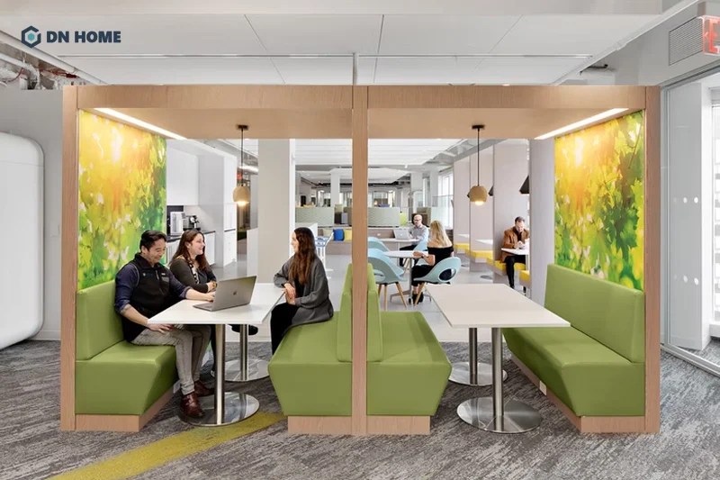 Văn phòng Focus Financial Partners mang phong cách hiện đại, thân thiện và thoải mái