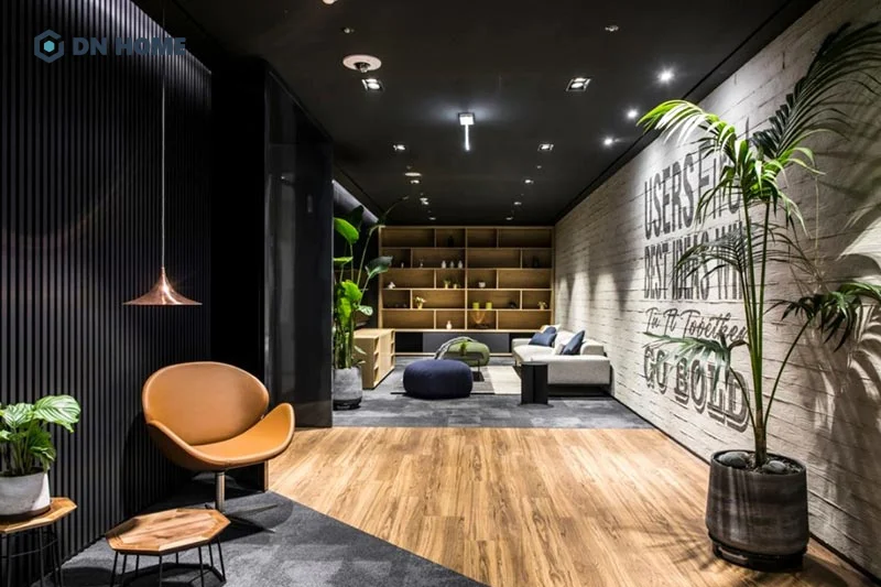 Những khoảng trống tạo cảm giác thoáng đãng, thoải mái là đặc trưng thiết kế văn phòng phong cách Hàn Quốc