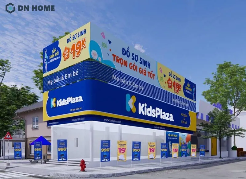 Thiết kế biển hiệu quảng cáo dễ thương, thân thiện