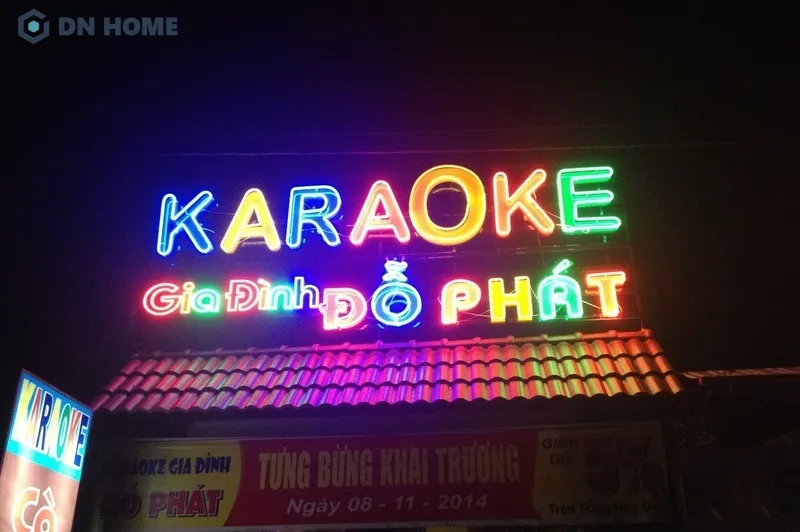 Mẫu thiết kế bảng hiệu quán karaoke độc đáo, nổi bật