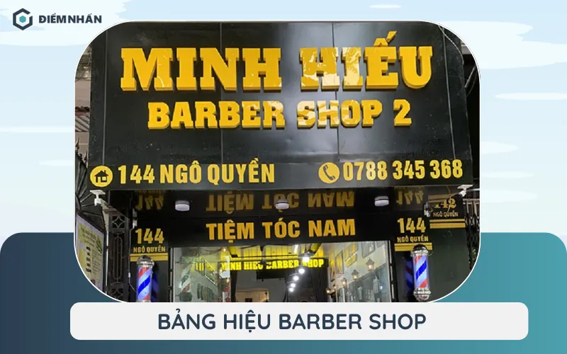 bảng hiệu barber shop