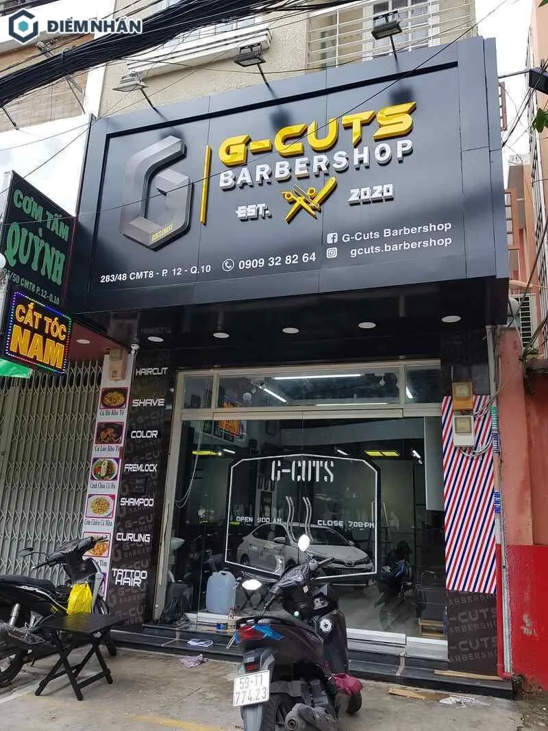 Bố cục bảng hiệu được sắp xếp hợp lý, dễ nhớ