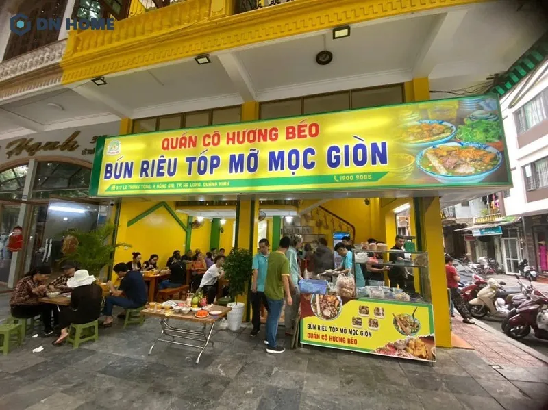 Bảng hiệu hiflex có hộp đèn bên trong