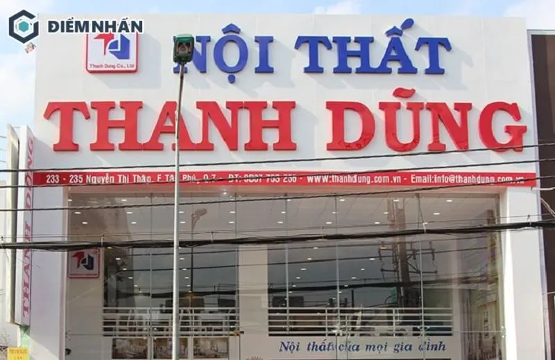 Mẫu biển hiệu nội thất được làm từ mica nổi bật