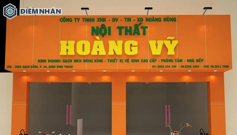 Lựa chọn màu sắc hài hoà với cửa hàng nội thất