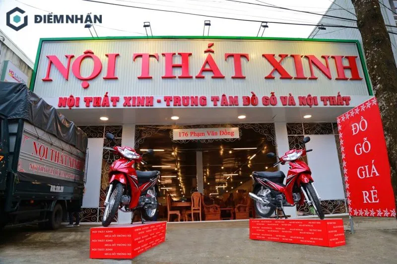 Mẫu bảng hiệu xưởng nội thất được làm từ inox sang trọng và bền bỉ