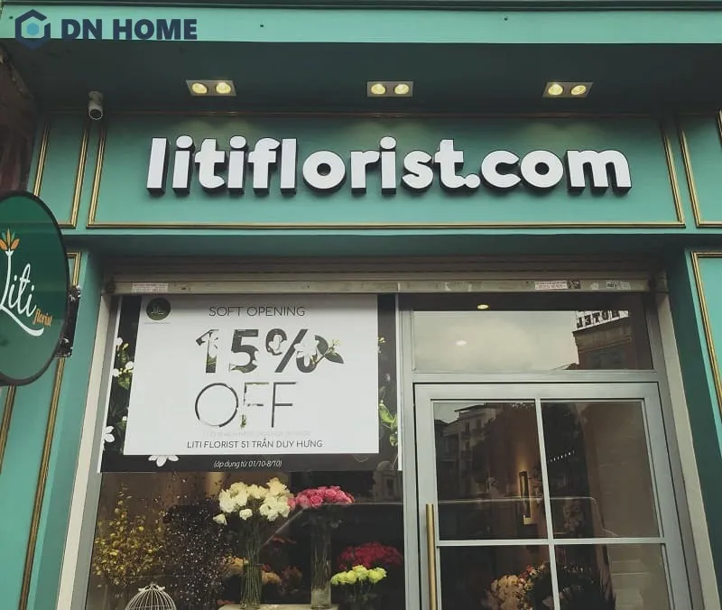 Thiết kế bảng hiệu với màu sắc đồng nhất, không gây rối mắt