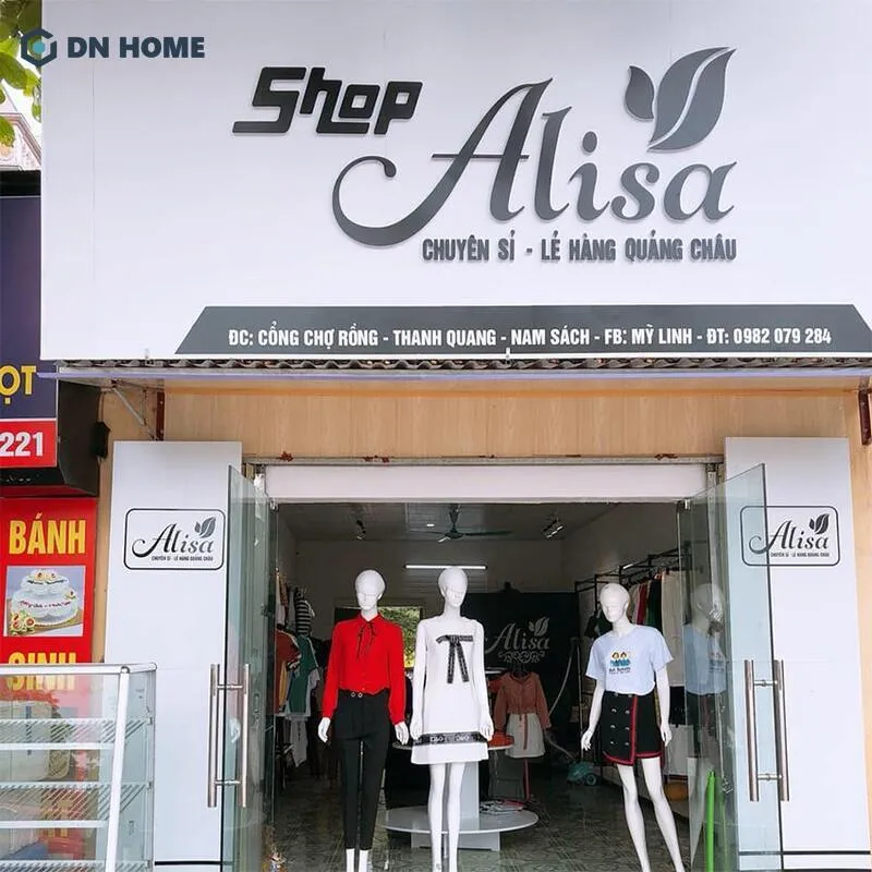 Sử dụng những hình ảnh, biểu tượng trên bảng hiệu sẽ giúp tăng nhận diện thương hiệu