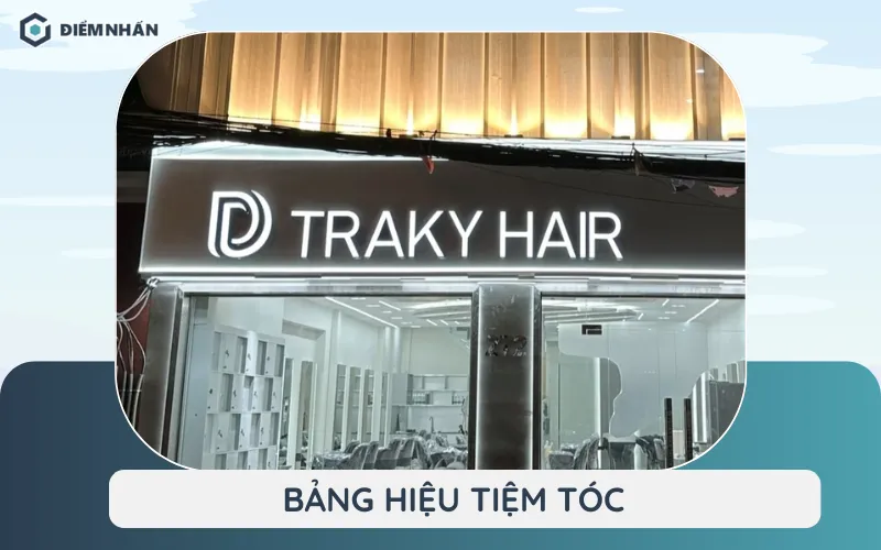 bảng hiệu tiệm tóc