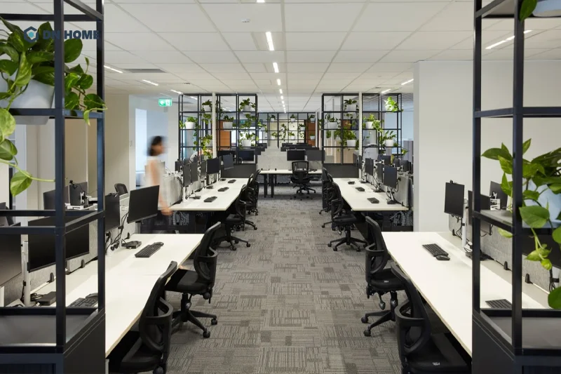 Công nghệ hiện đại trong mô hình E-office cho phép lưu trữ hồ sơ trên hệ thống đám mây mà không cần in ấn