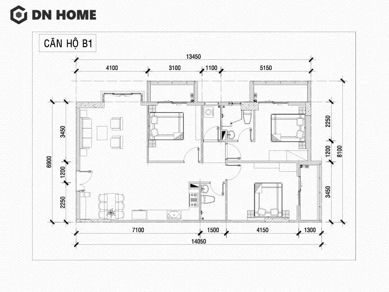 Cần thống nhất bản vẽ giữa hai bên trước khi sản xuất nội thất