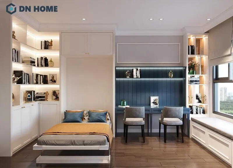 Bố trí nội thất phù hợp giúp tối ưu không gian phòng ngủ hiệu quả