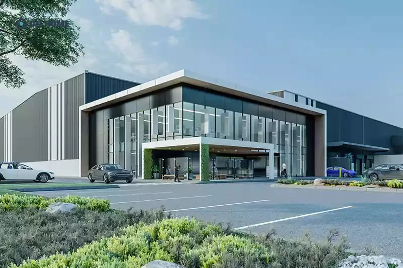 Thiết kế nhà văn phòng 2 tầng phong cách linh hoạt cho phép doanh nghiệp dễ dàng mở rộng trong tương lai