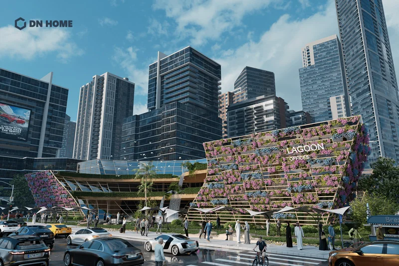 Nhà văn phòng 3 tầng phong cách xanh tạo nên môi trường làm việc thư giãn, gần gũi với thiên nhiên