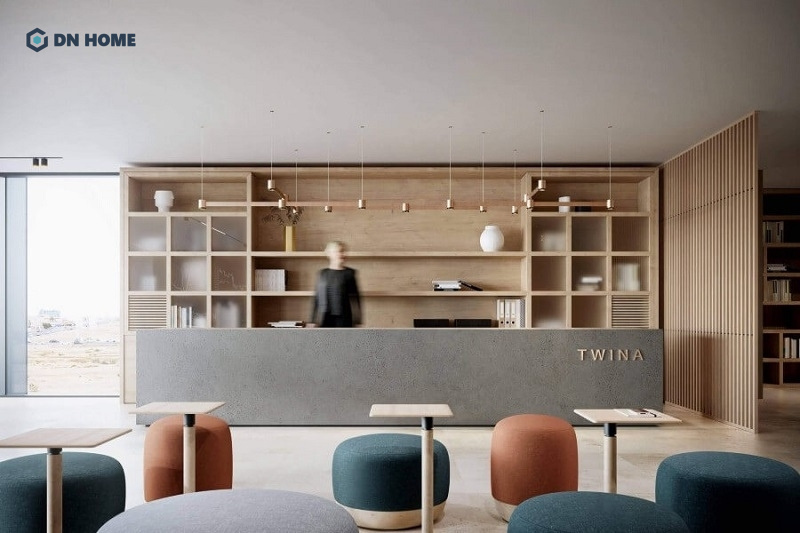 Sử dụng gam màu trung tính trong thiết kế giúp nâng cao tính thẩm mỹ cho pantry