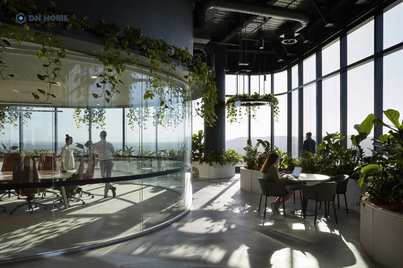 Chất liệu kính được sử dụng chủ đạo để tối ưu hóa nguồn ánh sáng tự nhiên