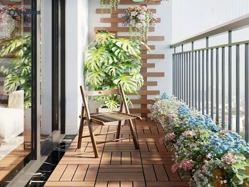 Bố trí đồ vật theo chiều dọc để tận dụng tối đa diện tích