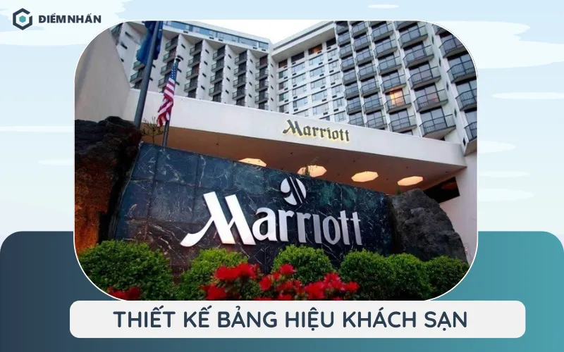 thiết kế bảng hiệu khách sạn