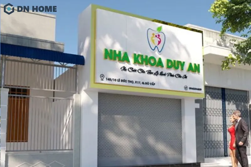 Vị trí của biển hiệu nha khoa cần đặt vừa tầm nhìn, không nên quá thấp hay quá cao