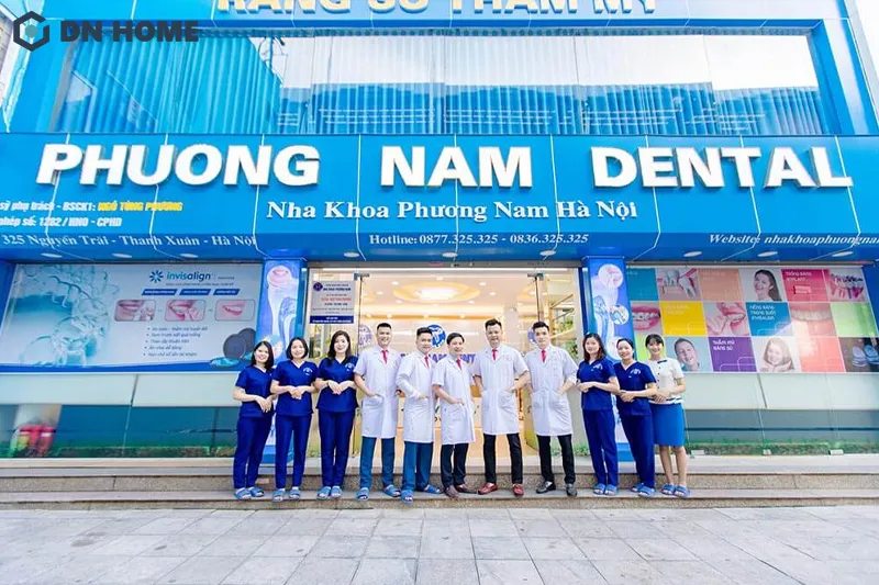 Mẫu biển hiệu nha khoa được thiết kế lớn, sắc nét dễ thu hút ánh nhìn khách hàng