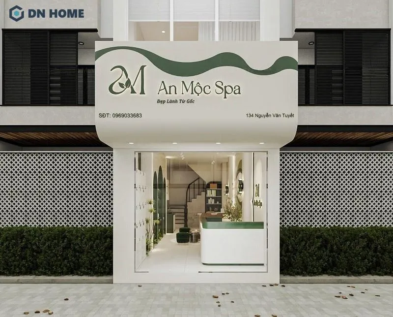 Mẫu thiết kế bảng hiệu spa đẹp, ấn tượng
