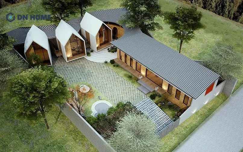 Thiết kế homestay có diện tích khiêm tốn giúp chủ đầu tư tối ưu chi phí và dễ dàng tạo ra không gian độc đáo