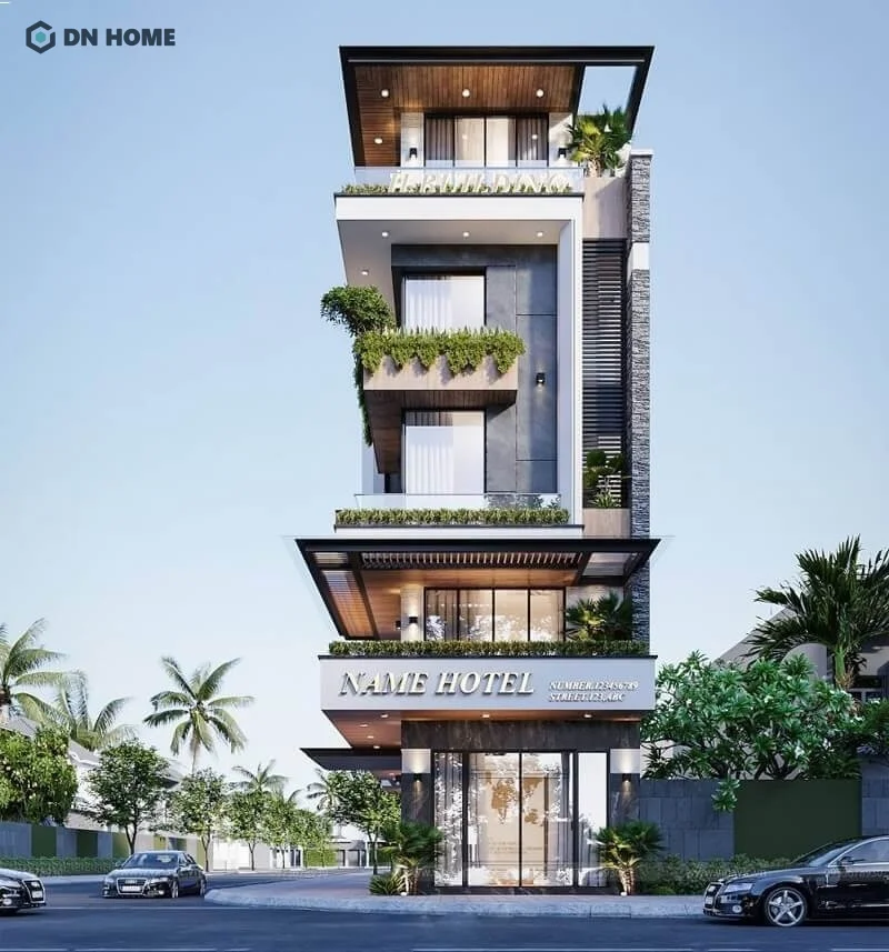 Khách sạn mini thiết kế 3 tầng hút mắt