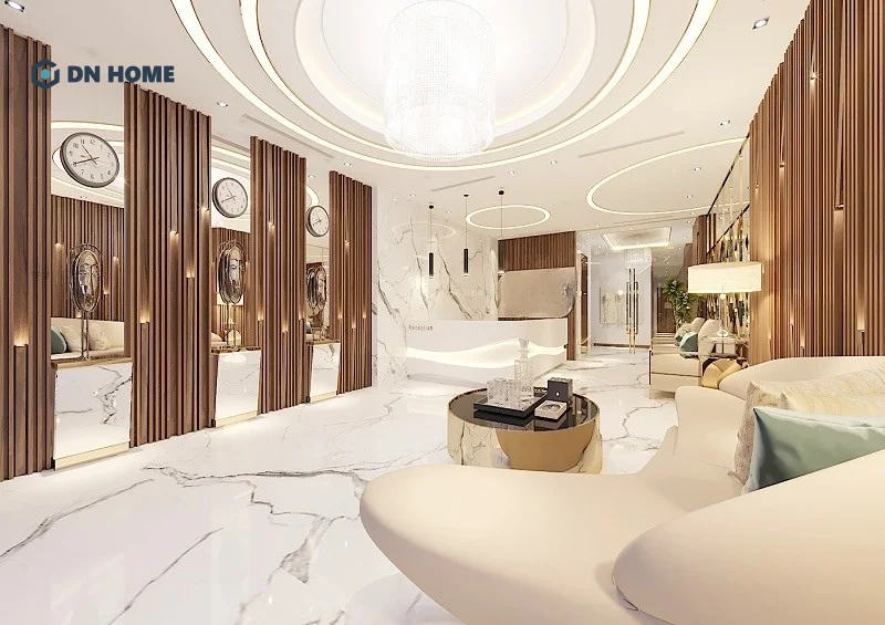 Sắc sáng dịu nhẹ tạo nên cảm giác thư thái, dễ chịu cho khách lưu trú