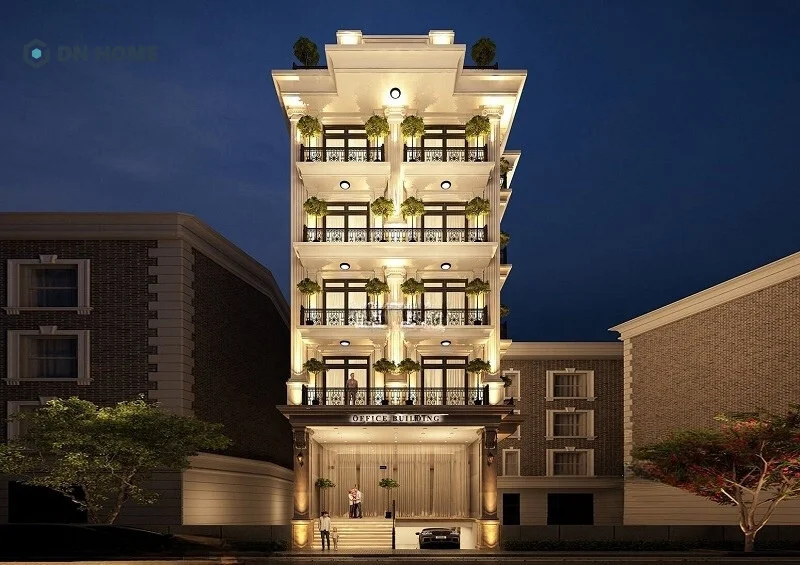 Mặt tiền được thiết kế gọn gàng với phong cách hiện đại, tối ưu ánh sáng tự nhiên