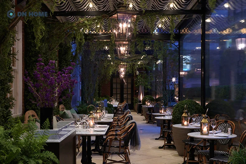 Với những mô hình nhà hàng sân vườn chú trọng tiểu cảnh, đòi hỏi phải có diện tích lớn