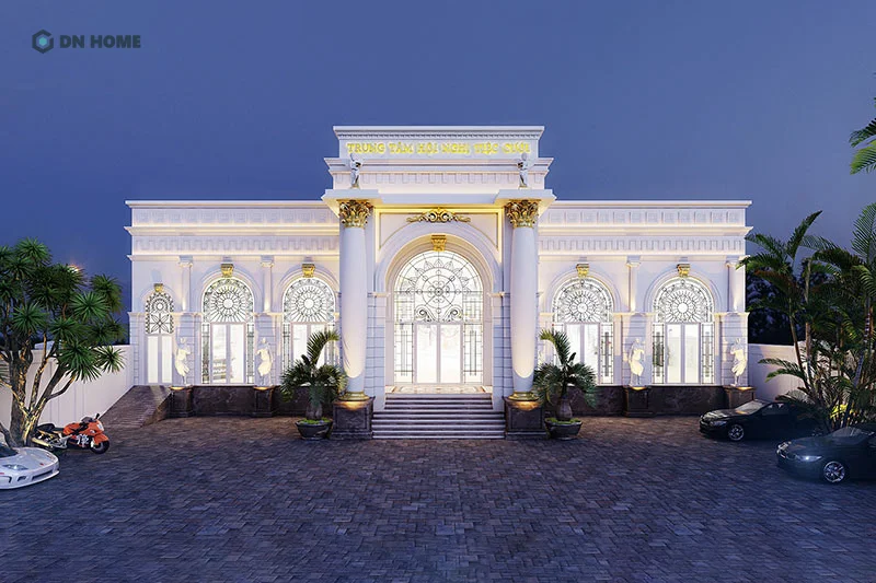 Hiện nay, có nhiều xu hướng mới trong lĩnh vực thiết kế nhà hàng - trung tâm tiệc cưới