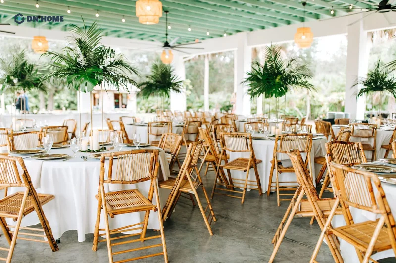Phong cách thiết kế Địa Trung Hải mang đến không gian thoải mái cho buổi lễ cưới