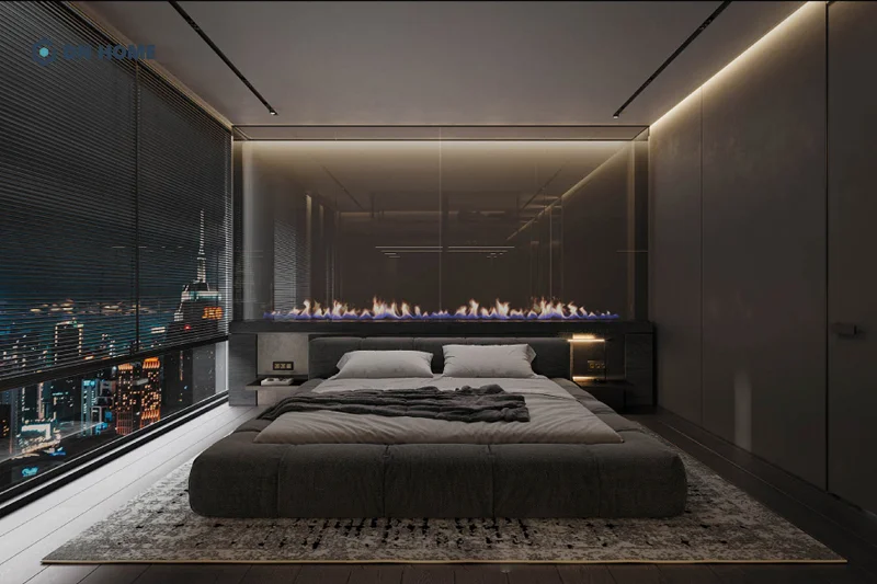 Phòng ngủ chung cư 120m2 nên được bố trí ở nơi có tầm nhìn đẹp, tạo cảm giác thoáng đãng