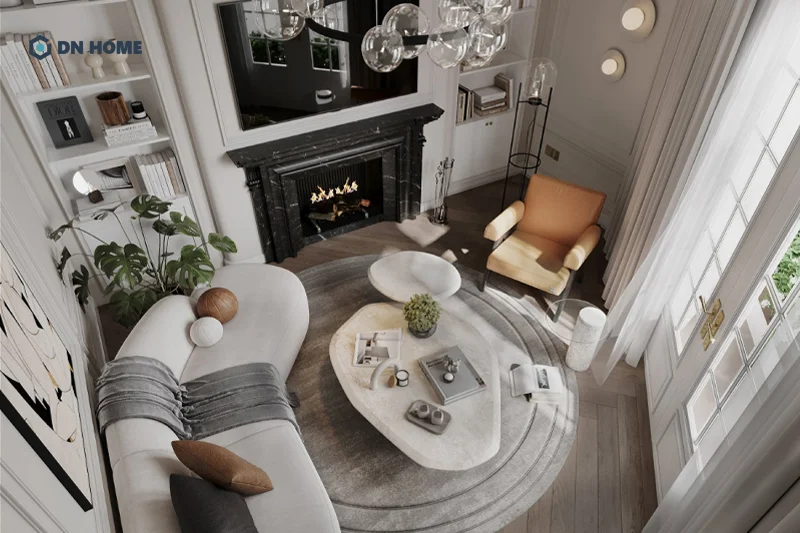 Căn hộ chung cư 120m2 dành cho gia đình 2-4 người cần cân bằng công năng và các khu vực chức năng