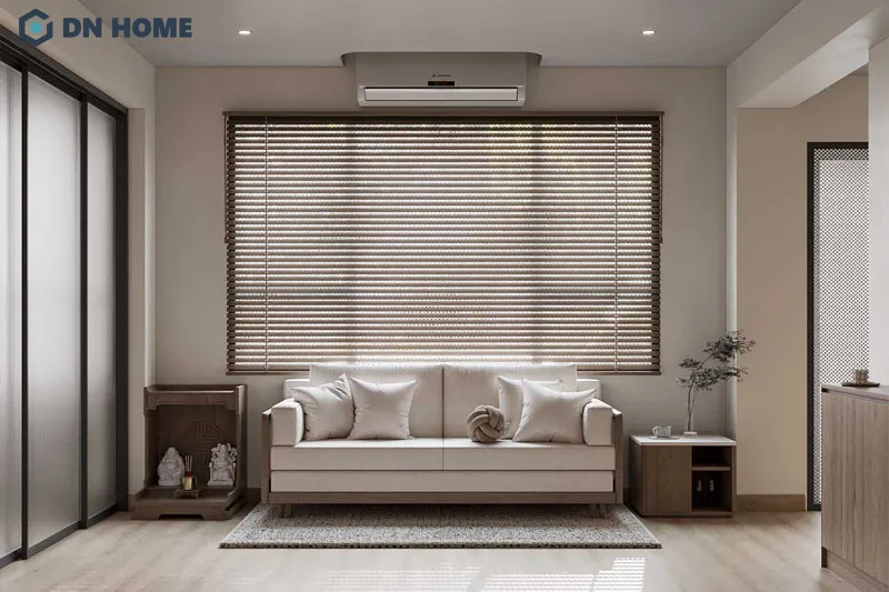 Phong cách thiết kế tối giản giúp không gian chung cư 45m2 trông rộng rãi, thoáng đãng hơn