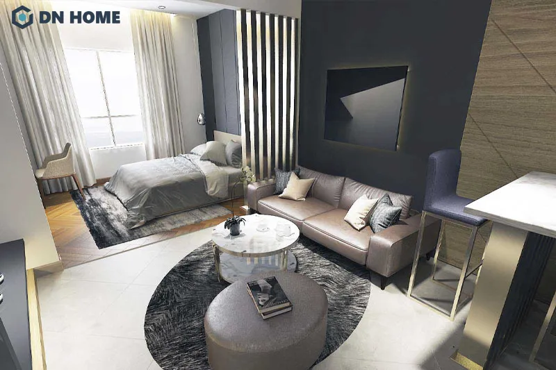 Tận dụng ánh sáng tự nhiên qua khung cửa sổ sáng tạo cảm giác căn hộ sáng sủa và thoáng đãng hơn